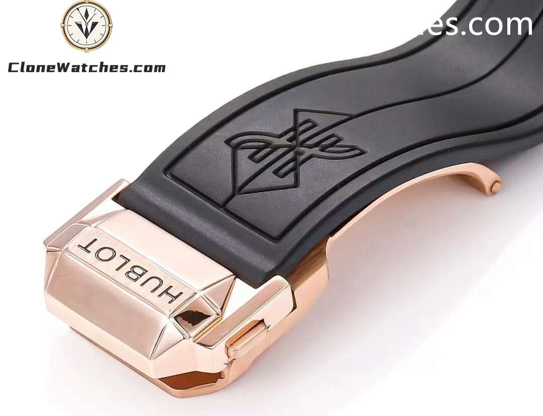Hublot Super Clone Watches 1:1 Spirit of Big Bang Sang Bleu Rose Gold Pavé 648.OX.0108.RX.1604.MXM23
