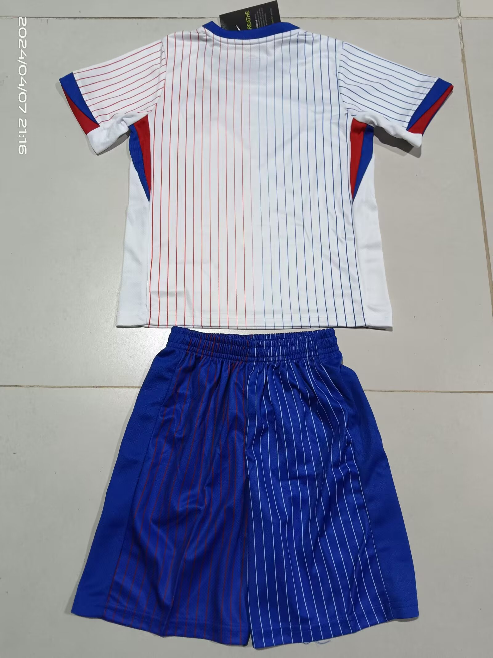 2024-25 France Away Children's Jersey Set - Fans Edition