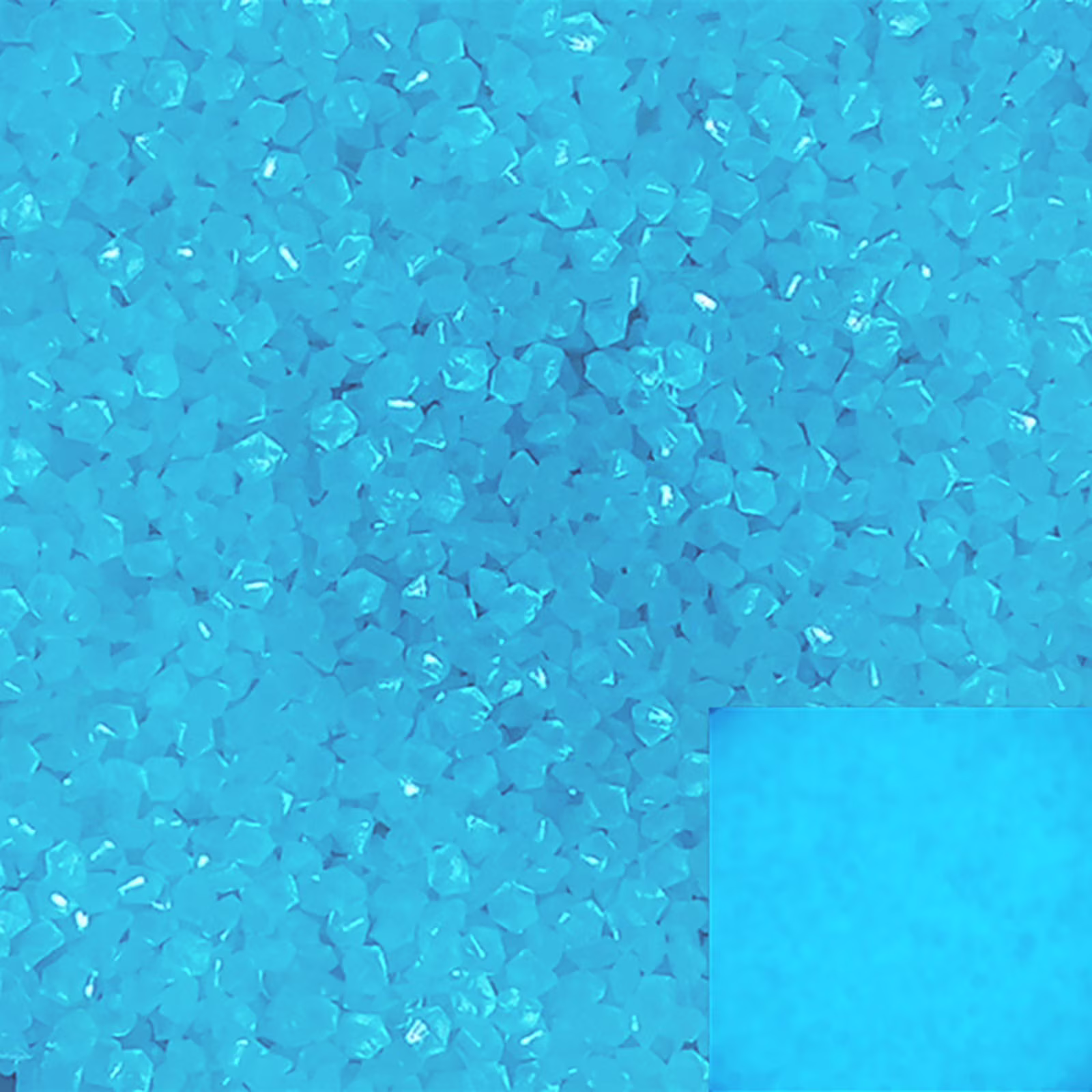 Colorful Luminous Sand Fish Tank Garden Micro Color Luminous Fluorescent Small Gravel/ 3-5MM Colorful Luminous Sand 3000PC Light Blue