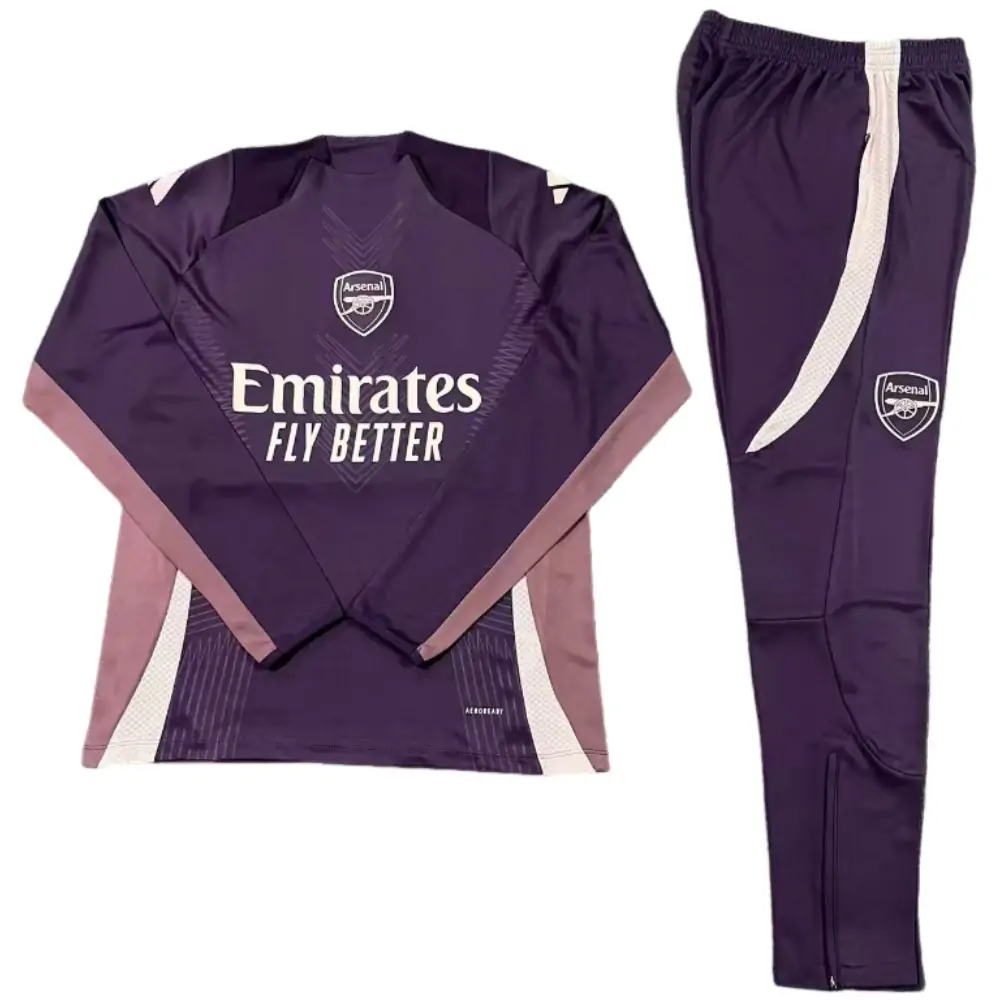 2024-25 New Season Arsenal Purple Kids Training Jersey