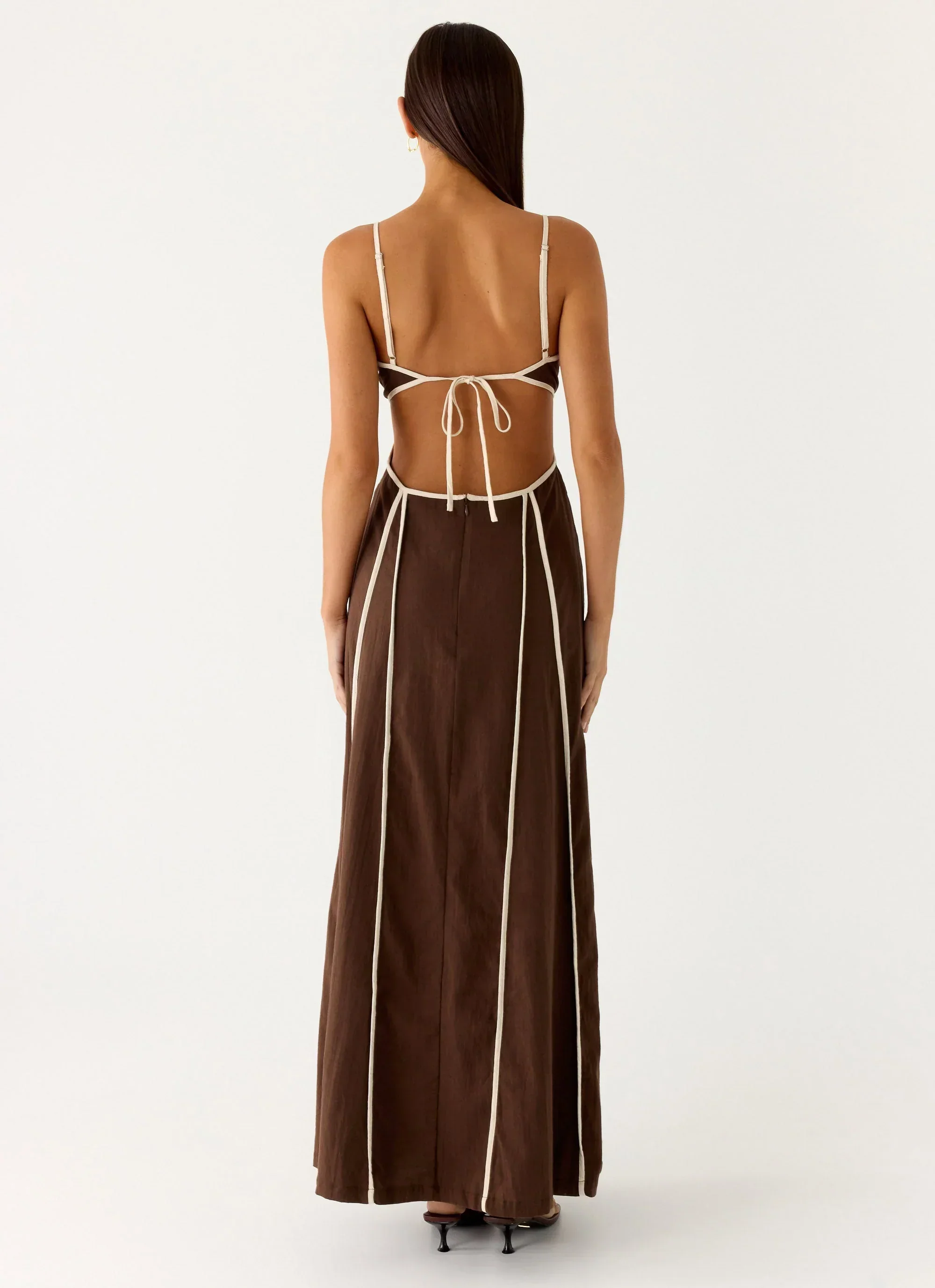 Kerli Maxi Dress - Cool Chocolate