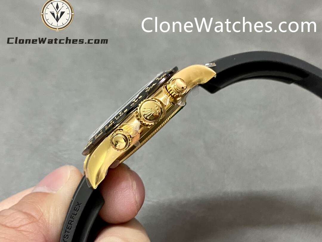 Rolex Super Clone Watches 1:1 Daytona Black Dial M116518ln – 0046 4130 Movement