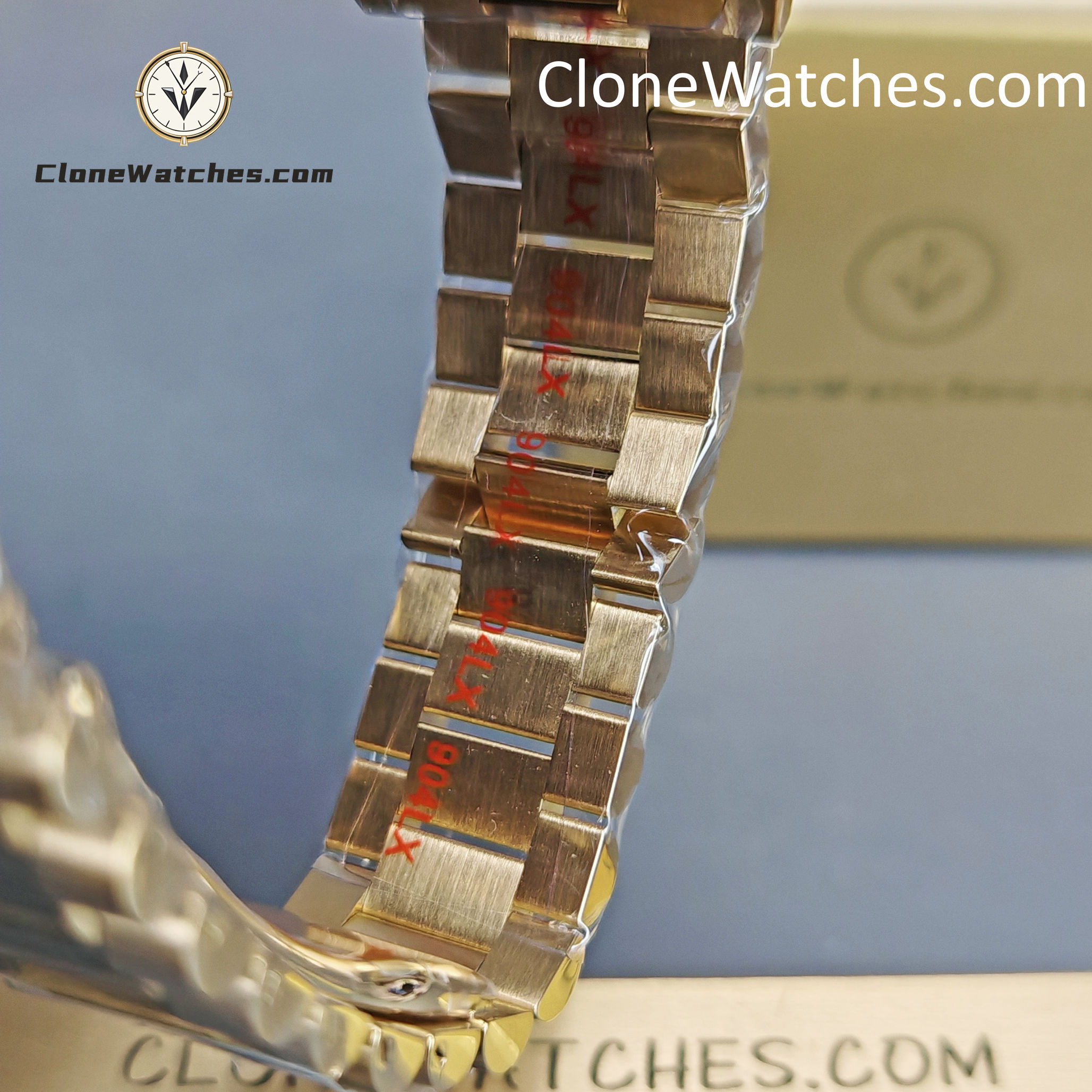Rolex Super Clone Watches 1:1 Day Date 18K Gold Diamond Dial 40mm m228238-0005 3255 Movement