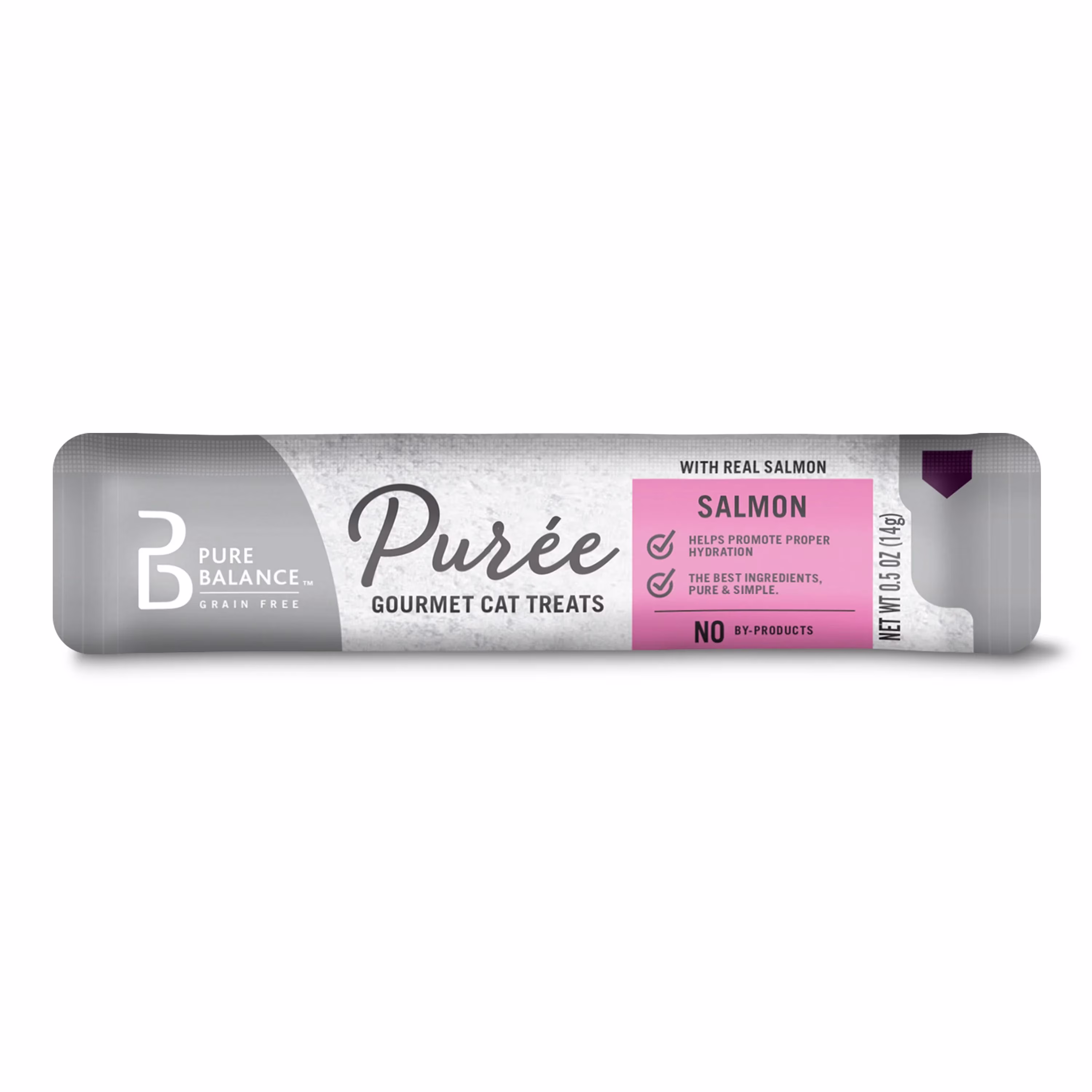 Pure Balance Salmon Puree Gourmet Cat Treats, 0.5 oz, 4 Count