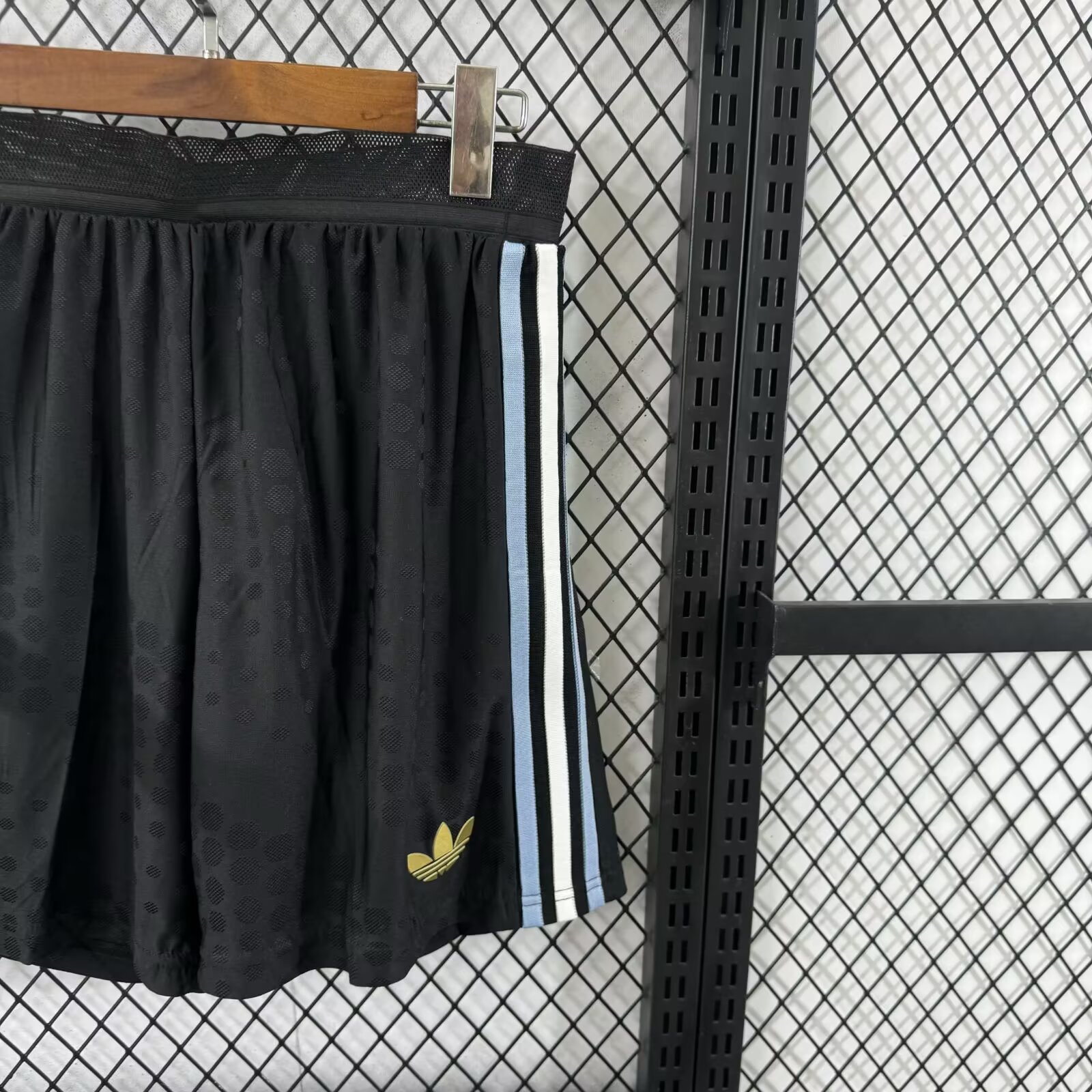 25-26 Argentina Black Pants Shorts - Fans Edition