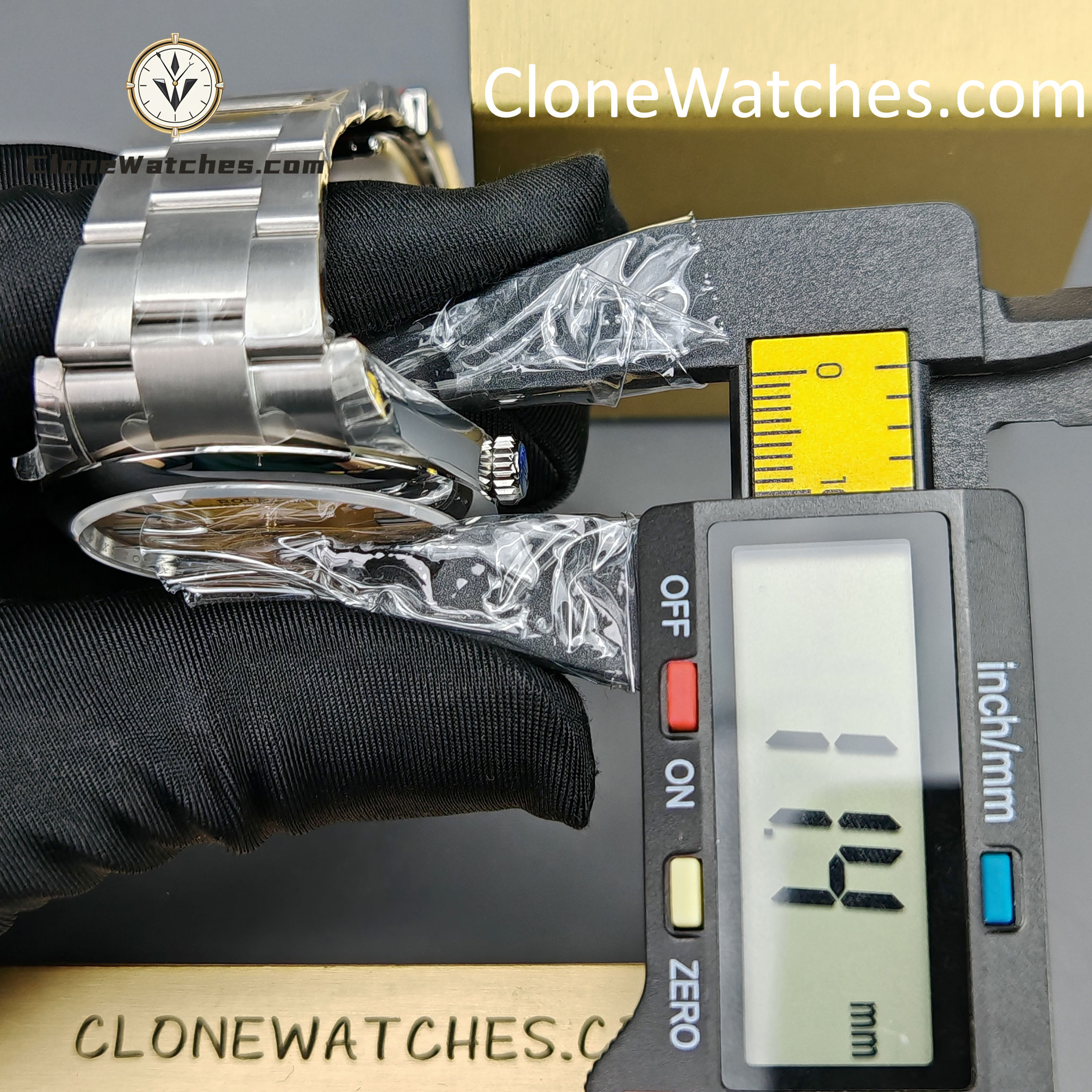 Rolex Super Clone Watches 1:1 Oyster Perpetual Yellow Dial 41mmm124300-0004 3230 Movement