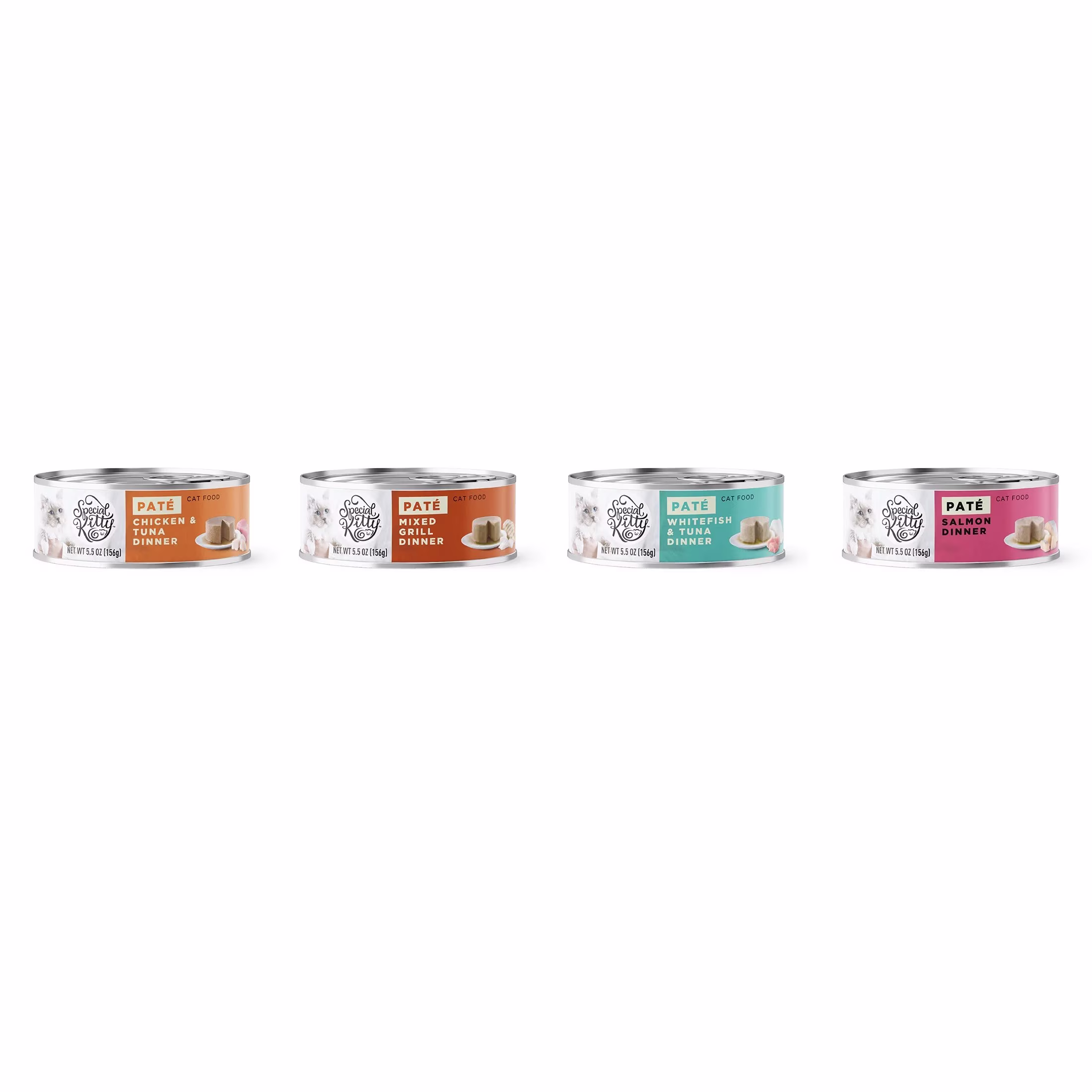 Special Kitty Mixed Grill Dinner Pate Wet Cat Food, 5.5 oz Can