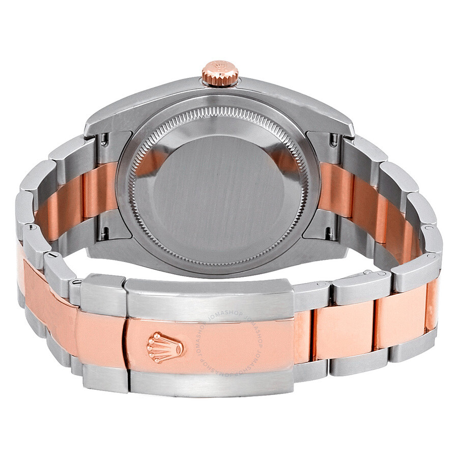 Rolex Oyster Perpetual Datejust 36 White Dial Stainless Steel and 18K Everose Gold Bracelet Automatic Men s Watch 116231WDO（Lifetime free warranty+90-days replacement service & Refund!.）