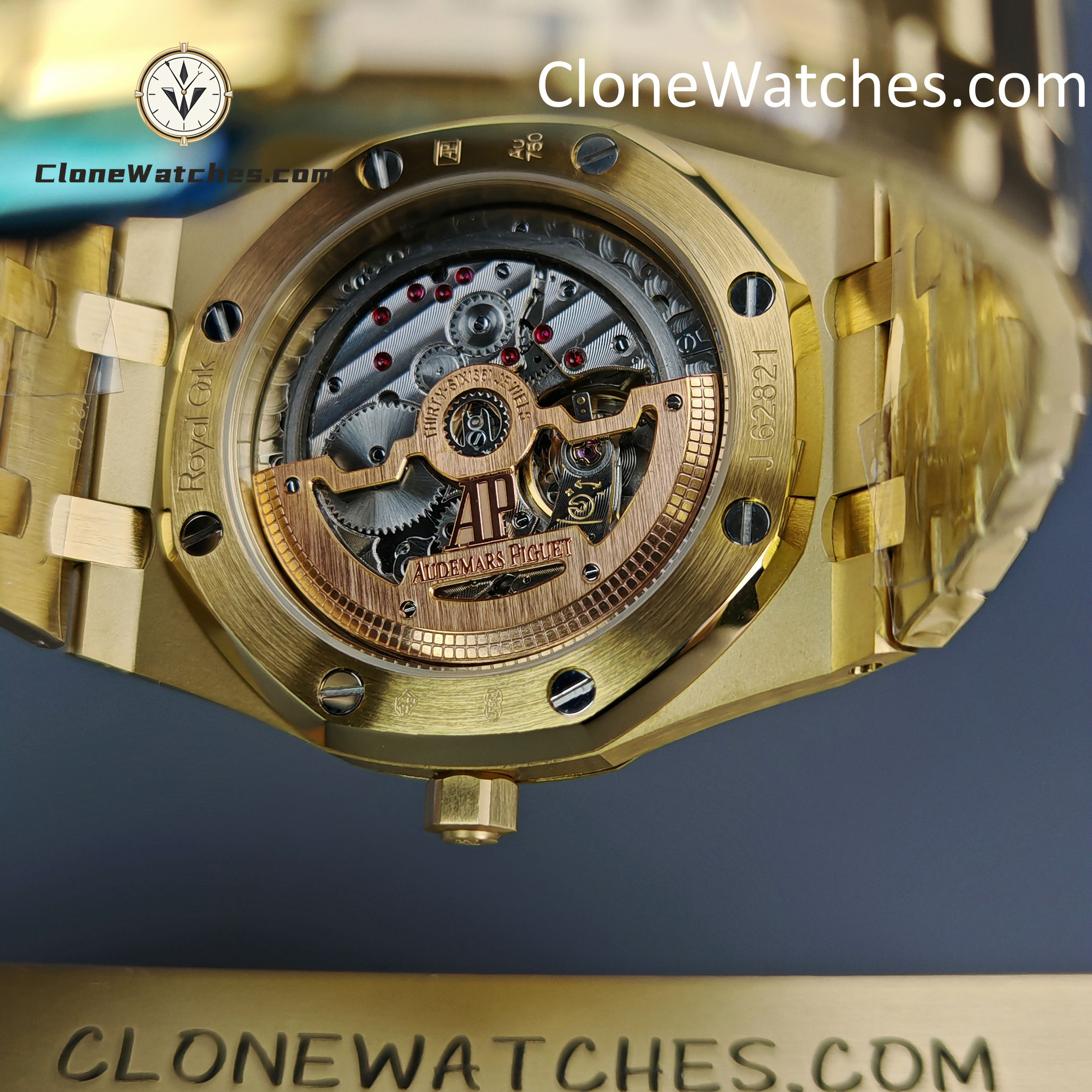 Audemars Piguet Super Clone Watches 1:1 Royal Oak “Jumbo” Extra-Thin Gold Dial 15202BA 39mm