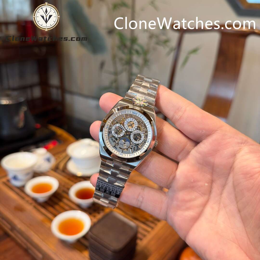 Vacheron Constantin Super Clone Watches 1:1 Overseas Series 4300V Skeleton Dial