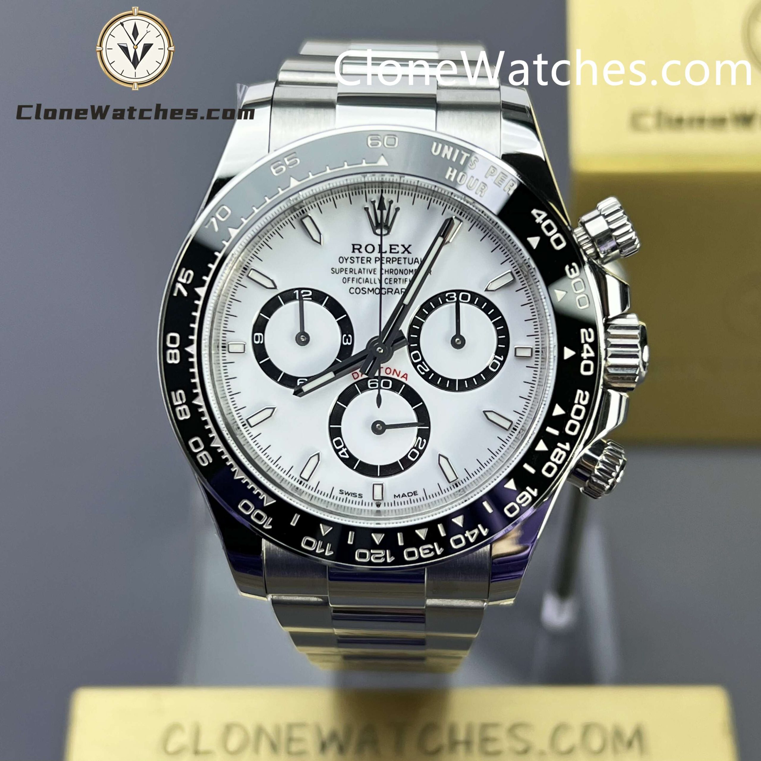 Rolex Super Clone Watches 1:1 Panda Daytona M126500LN-0001 4131 Movement