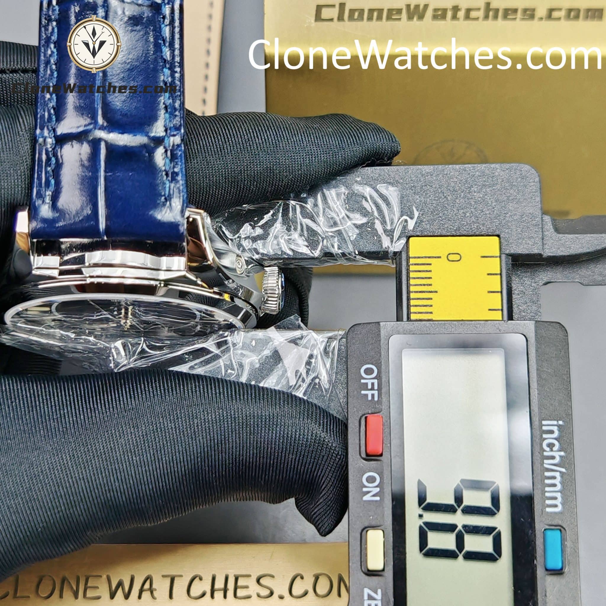 Vacheron Constantin Super Clone Watches 1:1 Fiftysix 4000E/000A-B548 Blue Dial