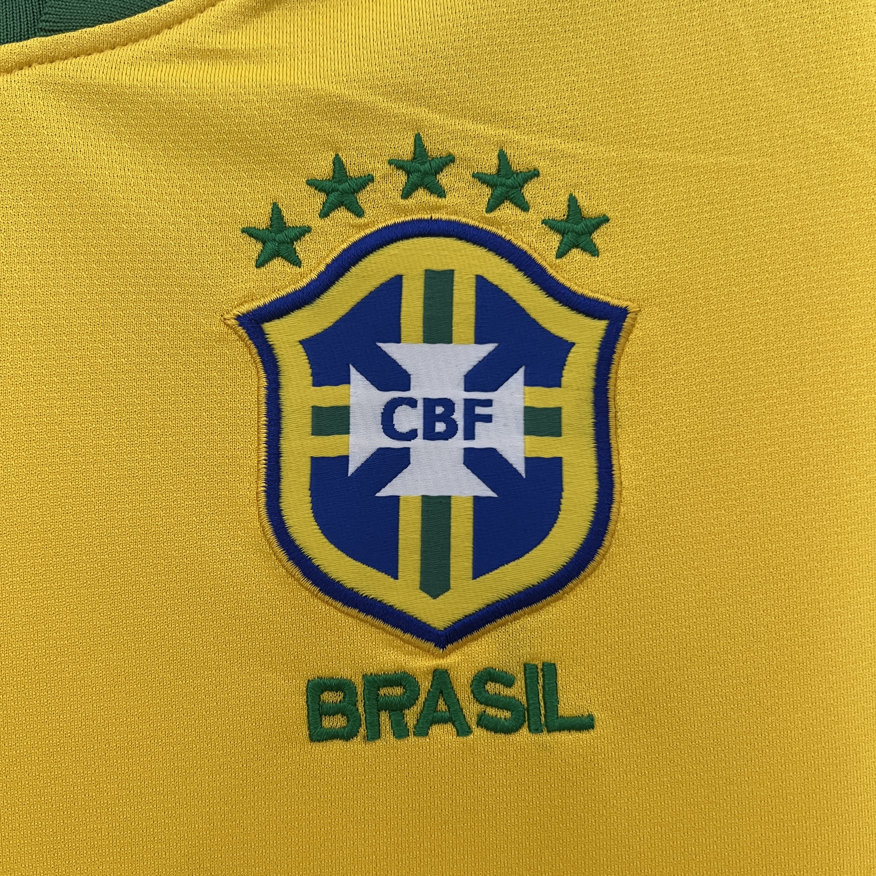 2010 Brazil Retro Yellow Jersey-Fans Edition