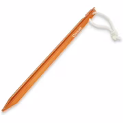 Coghlan's 9" Ultralight Tent Pegs 0.5 oz (14g), Anodized Aluminum, With Easy Pull Nylon Cord For Camping and Backpacking