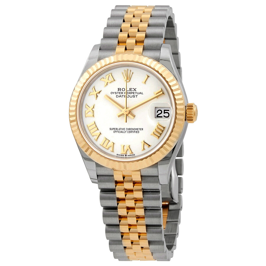 Rolex Datejust 31 White Dial Automatic Ladies Steel and 18kt Yellow Gold Jubilee Watch 278273WRJ（Lifetime free warranty+90-days replacement service & Refund!.）
