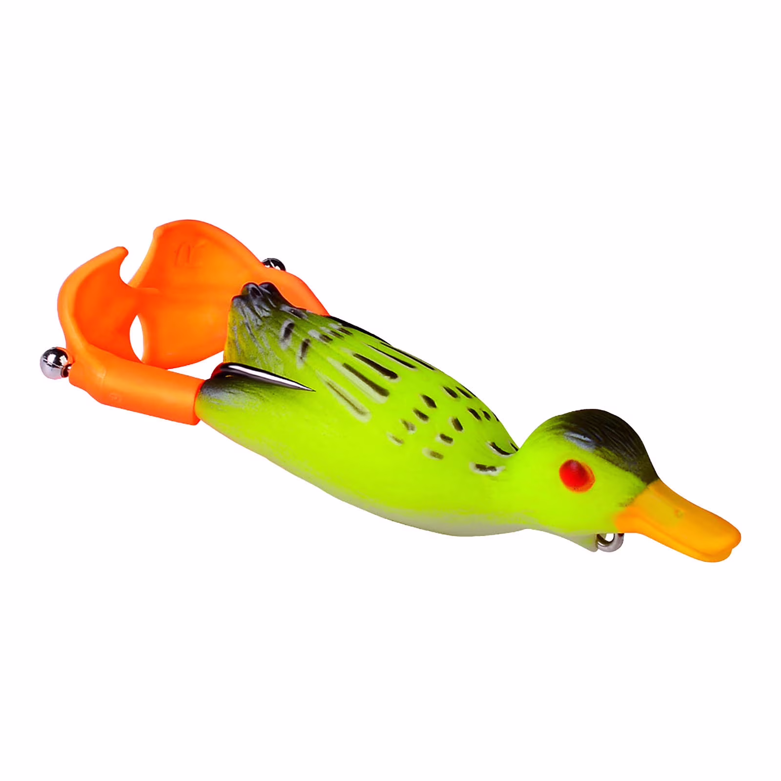 Loyerfyivos Soft Fishing Lures Propeller 3D Fishing Baits Duck Topwaters Swimming Lures Double Hook Duck Baits Artificial Baits
