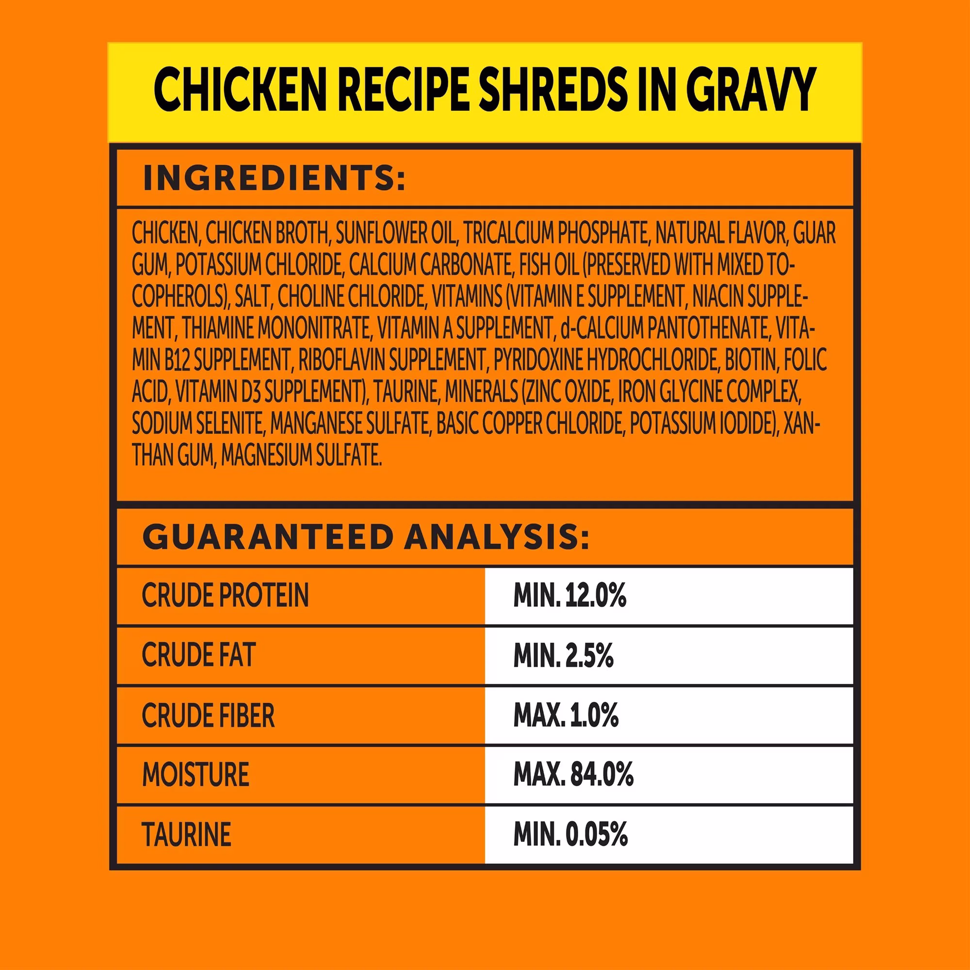 Vibrant Life Chicken Shreds Wet Cat Food, 3 oz Can