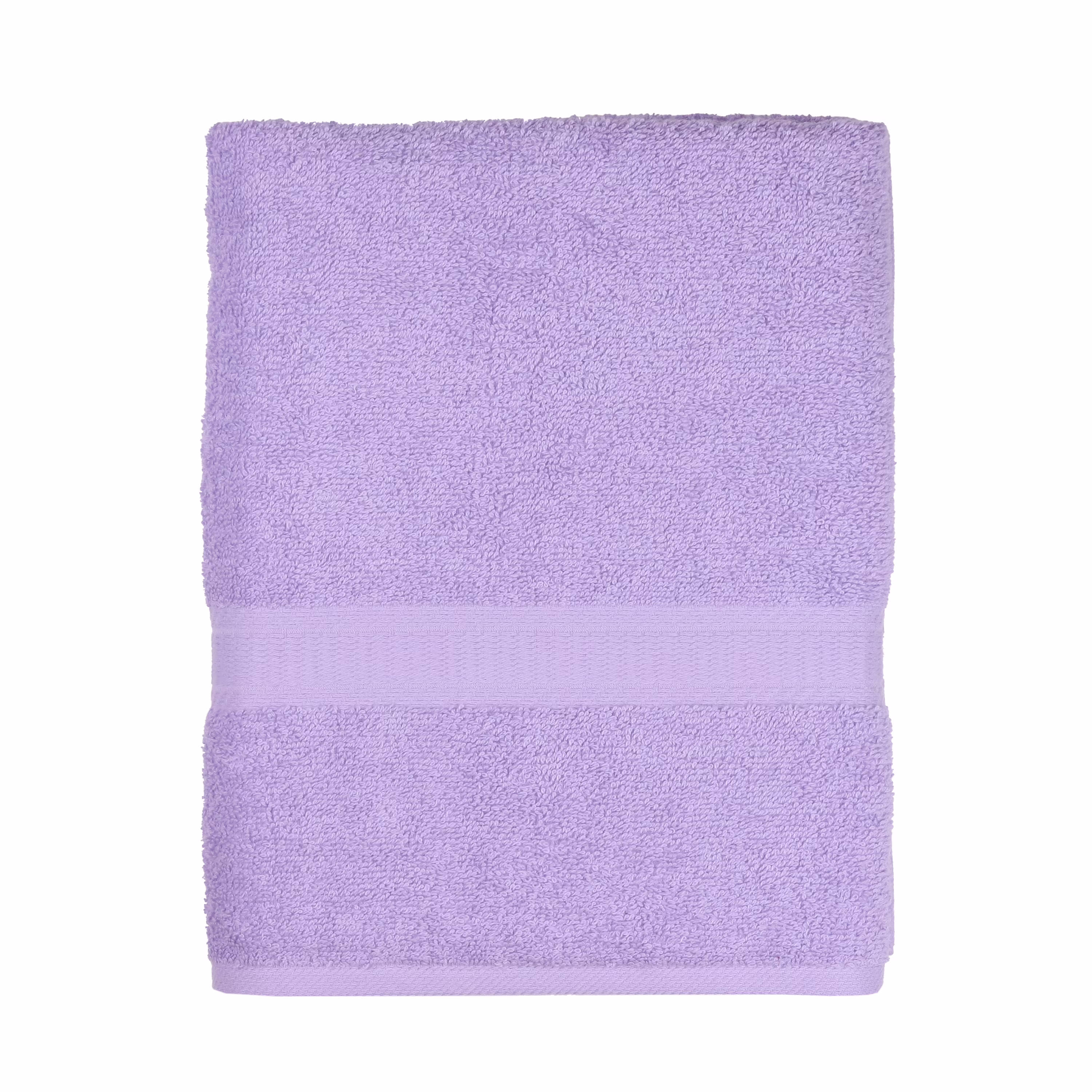 Mainstays Basic Bath Towel, 100% Cotton, Green
