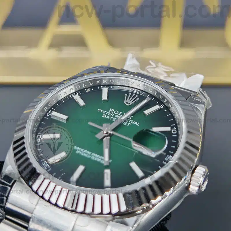 Rolex Super Clone Watches 1:1 DateJust Green Dial ,m126334-0033 Oyster 41MM 3235 Movement