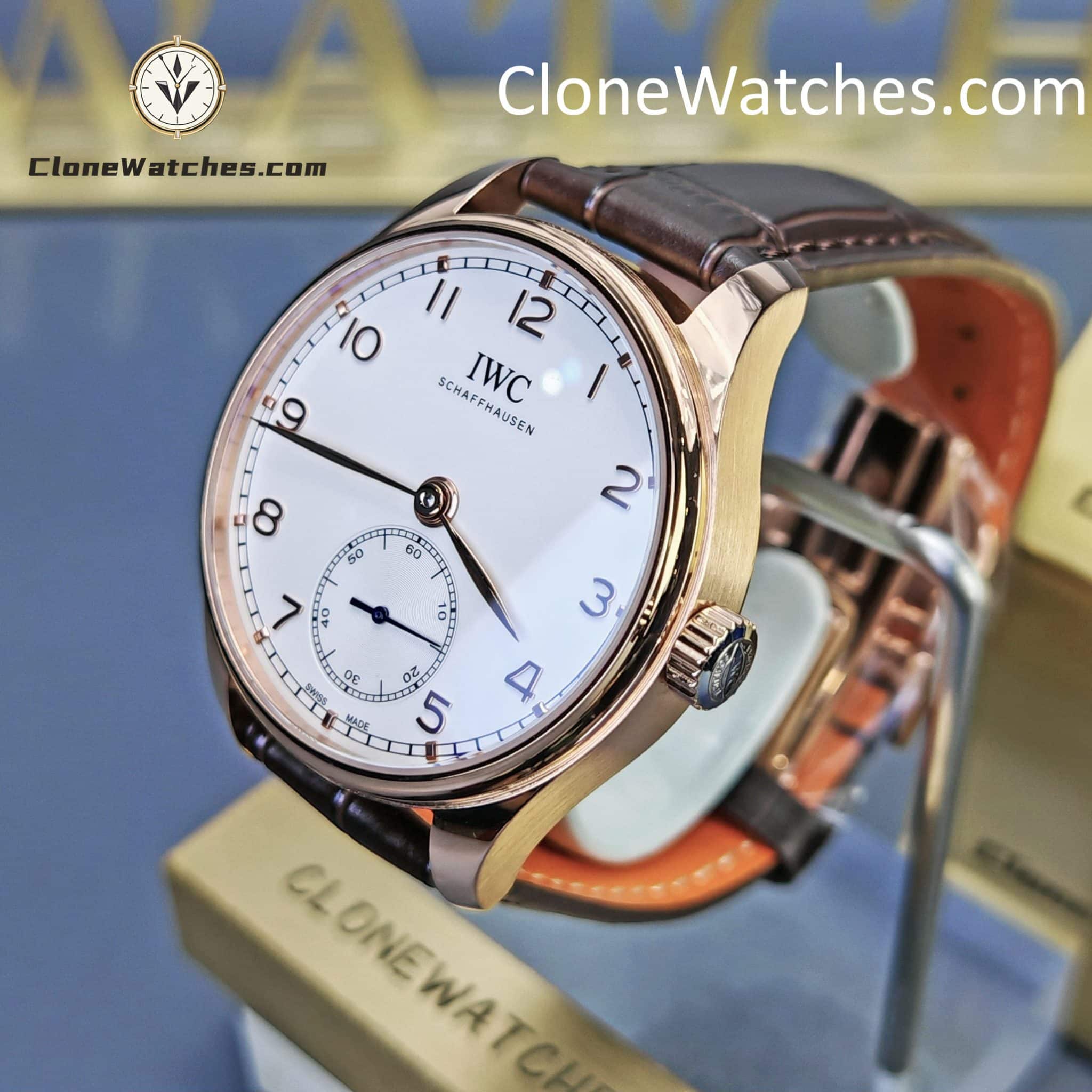 IWC Super Clone Watches 1:1 Portugieser Automatic Rose Gold 40MM IW358306