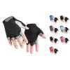 VOUZZA Kids Bike Gloves Toddler Half Finger Fingerless Workout Gloves Non Gel Bike Motorcycle Skateboard Protective Mittens