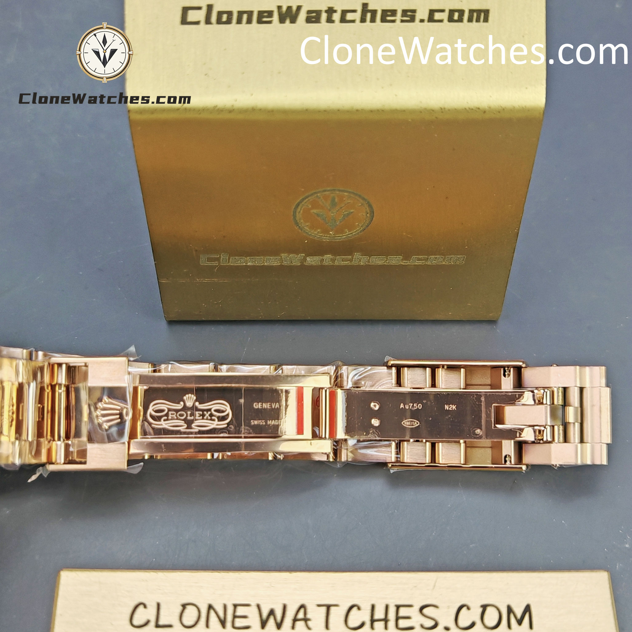 Rolex Super Clone Watches 1:1 Daytona 18K Rose Gold Black Dial m126505-0001 4131 Movement
