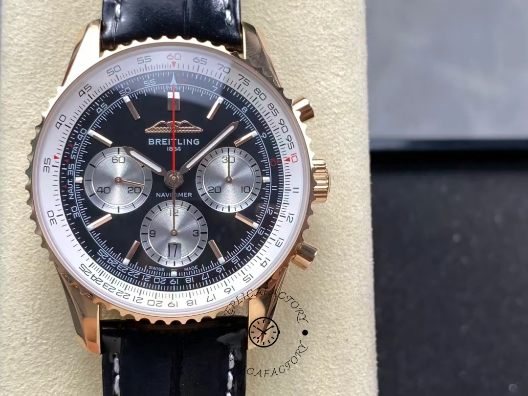 Breitling Navitimer B01 Rose Gold 43MM RB0138211B1P1 Replica