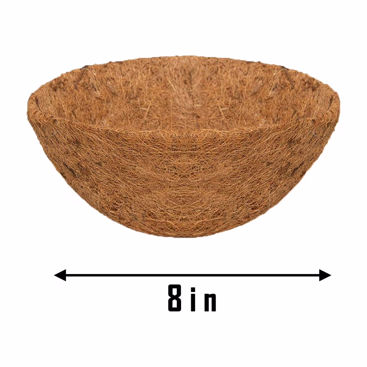 Tainini Hanging Basket Coconuts Fiber Planter Inserts Replacement Liner For Flower Pot