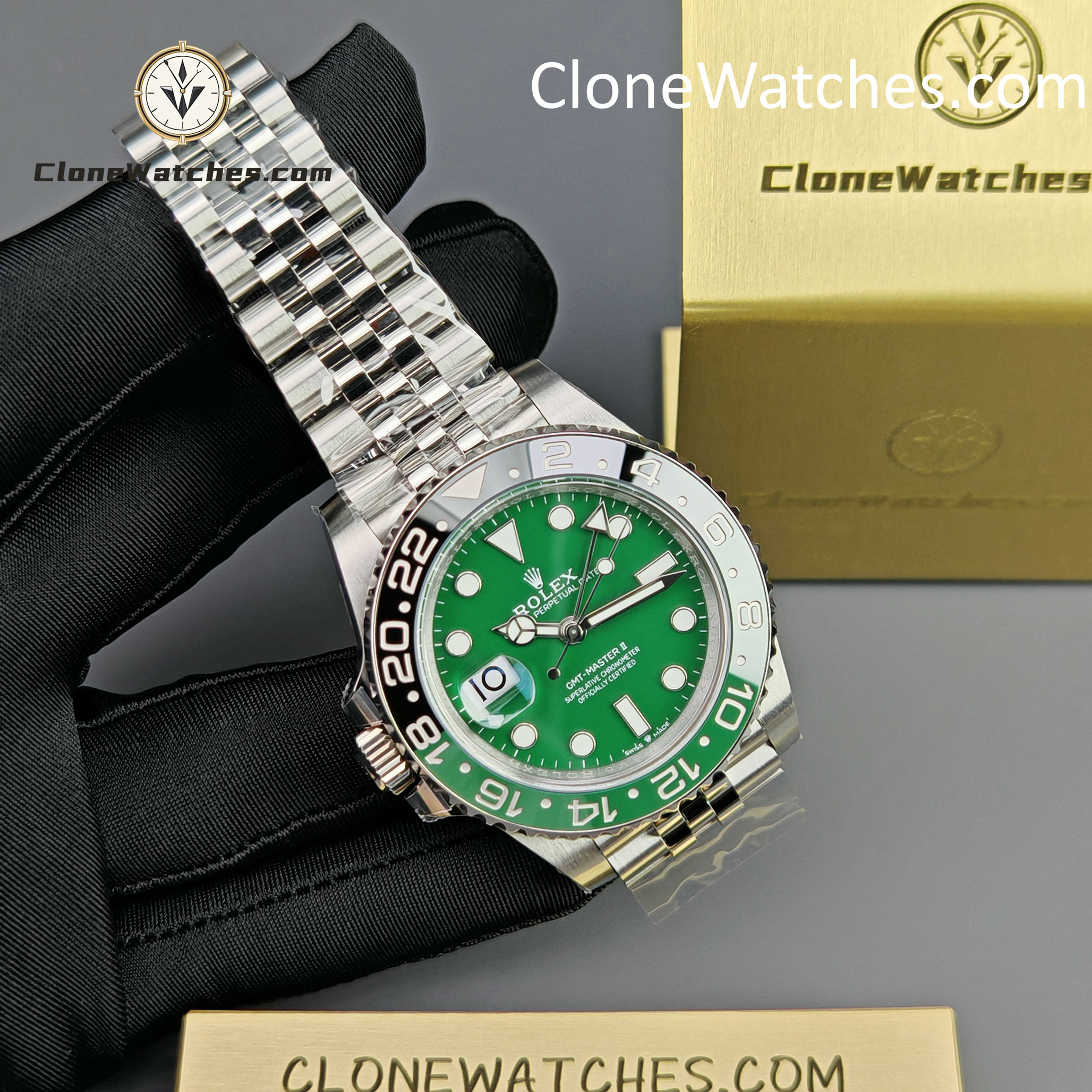 Rolex Super Clone Watches 1:1 GMT-Master II M126729VTNR Jubilee 3285 Movement