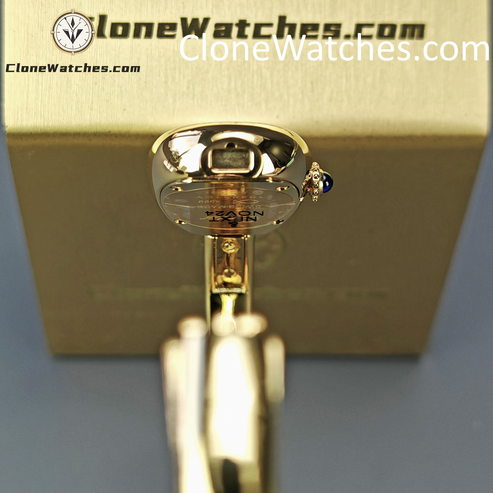Cartier Super Clone Watches 1:1 Baignoire 18K Gold White Dial WGBA0018