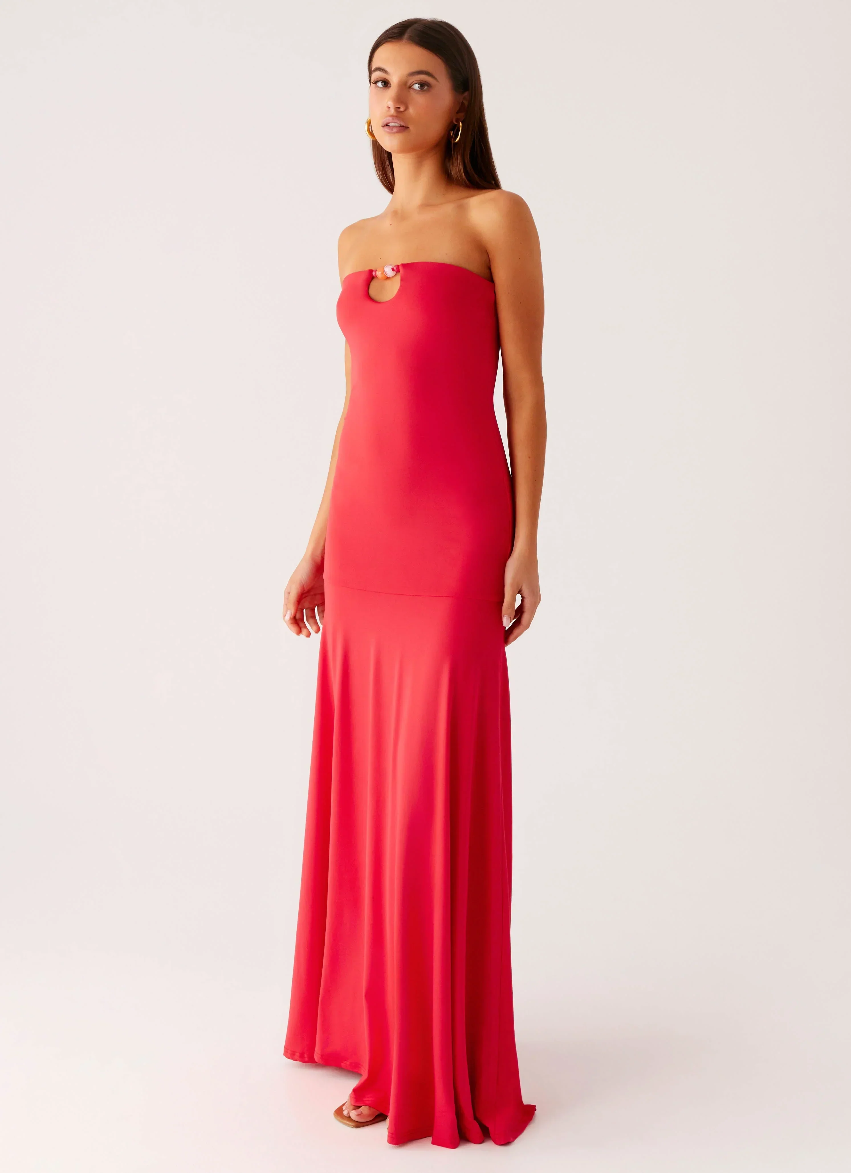 Hurts Like Hell Maxi Dress - Pink