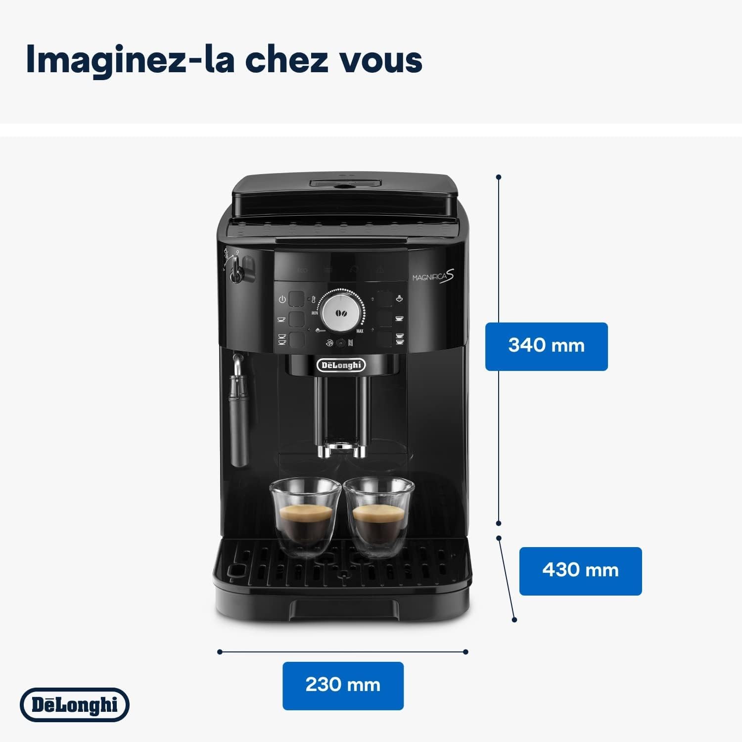 Machine café automatique mousseur lait manuel ECAM11.112.B