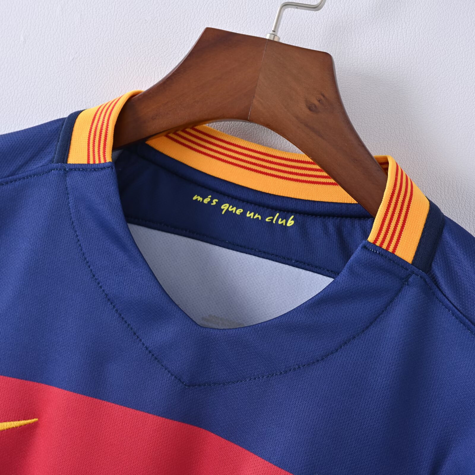 2015-16-Season-Barcelona Home Long Sleeve Jersey-Vintage
