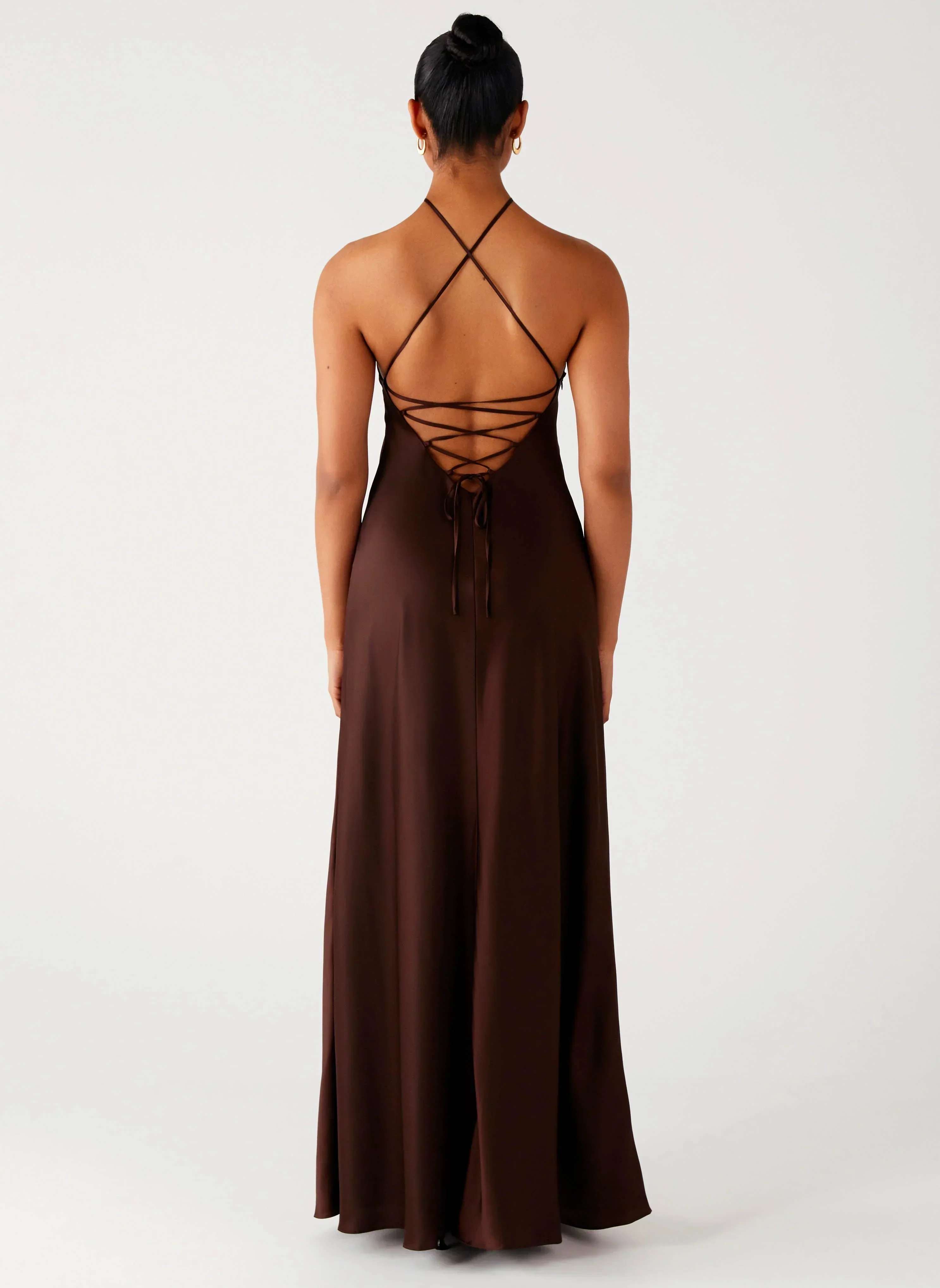 Tulama Maxi Dress - Chocolate