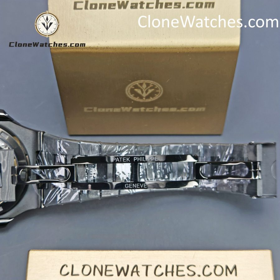 Modified Super Clone Watches 1:1 DiW Patek Philippe Nautilus CARBON BLACK 5711