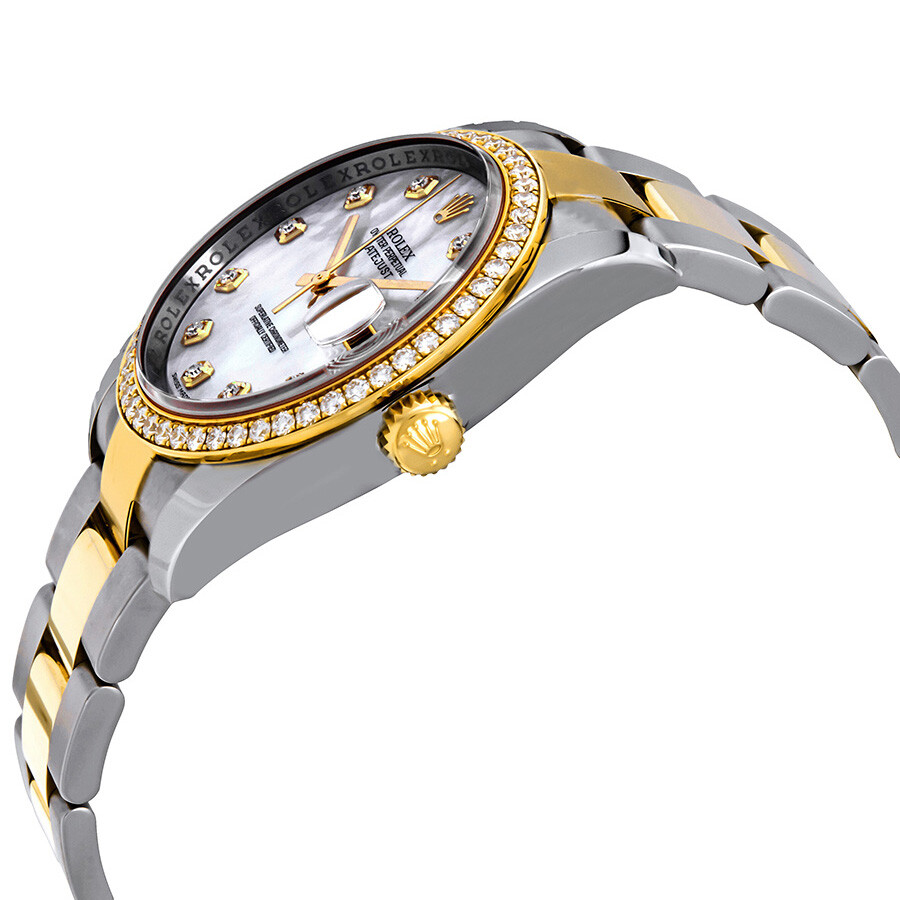 Rolex Oyster Perpetual Datejust 36 Mother of Pearl Dial Stainless Steel and 18K Yellow Gold Bracelet Automatic Ladies Watch 116243MDO（Lifetime free warranty+90-days replacement service & Refund!.）