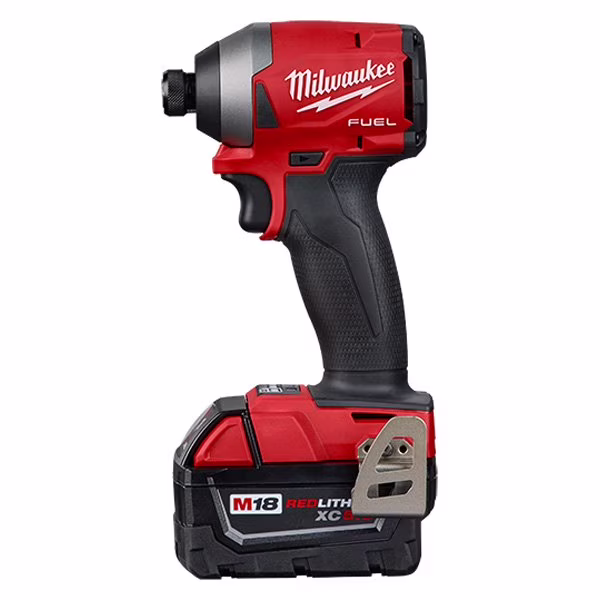 Milwaukee M18 Fuel 1/4" 18V Hex Impact Driver Kit 2853 - 22 with (2) 5ah Batteries, Charger, & Carrying Case