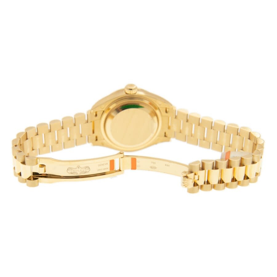 Rolex Lady-Datejust Mint Green Dial 18 Carat Yellow Gold President Watch 279138GNDP（Lifetime free warranty+90-days replacement service & Refund!.）
