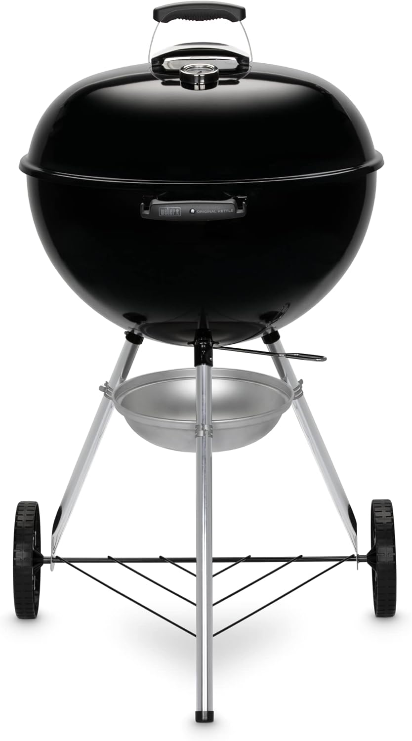 Barbecue charbon Original Kettle E-5710 acier émaillé surface cuisson 57 cm système nettoyage One Touch noir