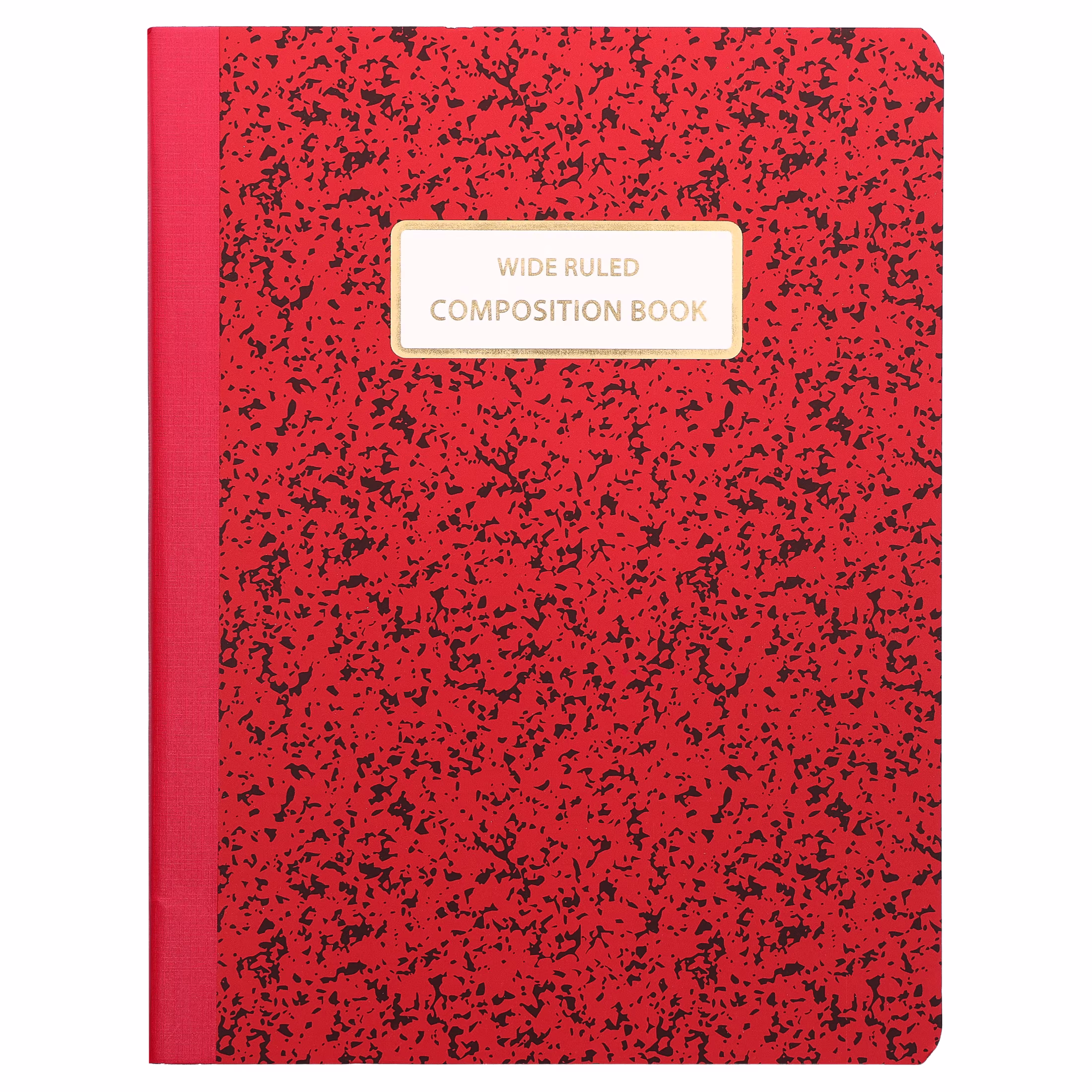 Pen+Gear Composition Book, Wide Ruled, 80 Sheets, Red, 7.5" x 9.75"