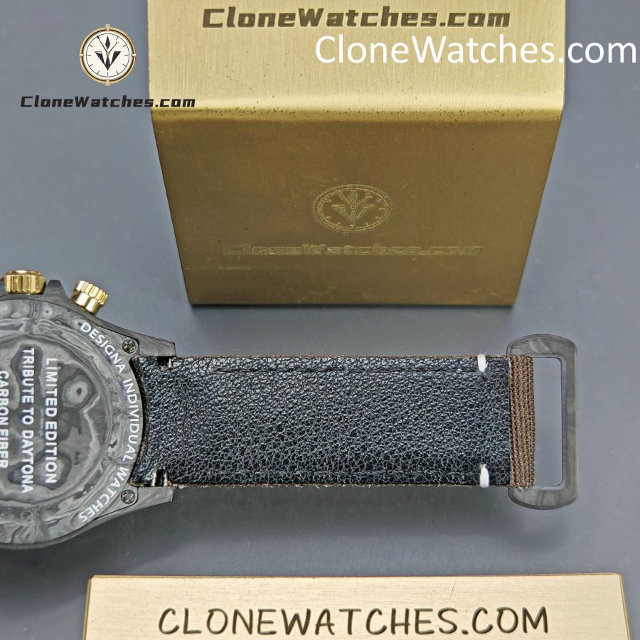 Modified Super Clone Watches 1:1 DiW Rolex Daytona Carbon Fiber DESERT EAGLE ARABIC
