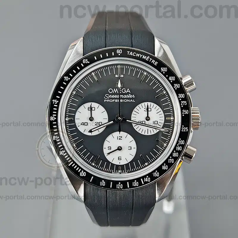 OMEGA Super Clone Watches 1:1 Speedmaster Moonwatch Professional 310.30.42.50.01.004 Black Rubber Strap 42mm