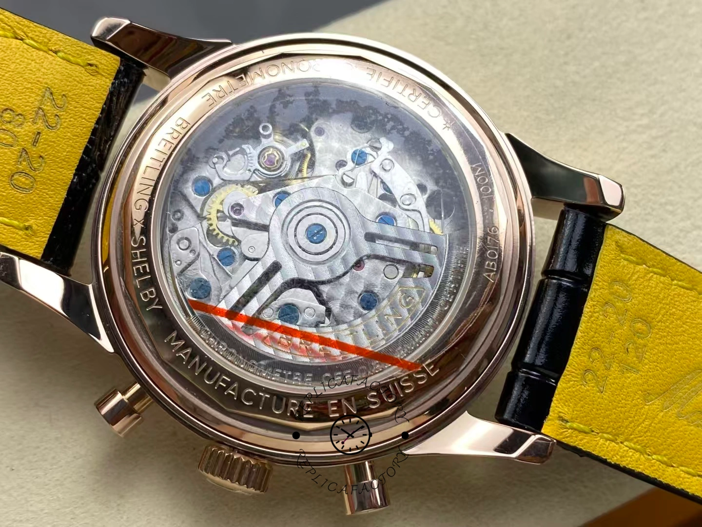 Breitling Premier B01 Rose Gold AB0118A21B1X1 Replica