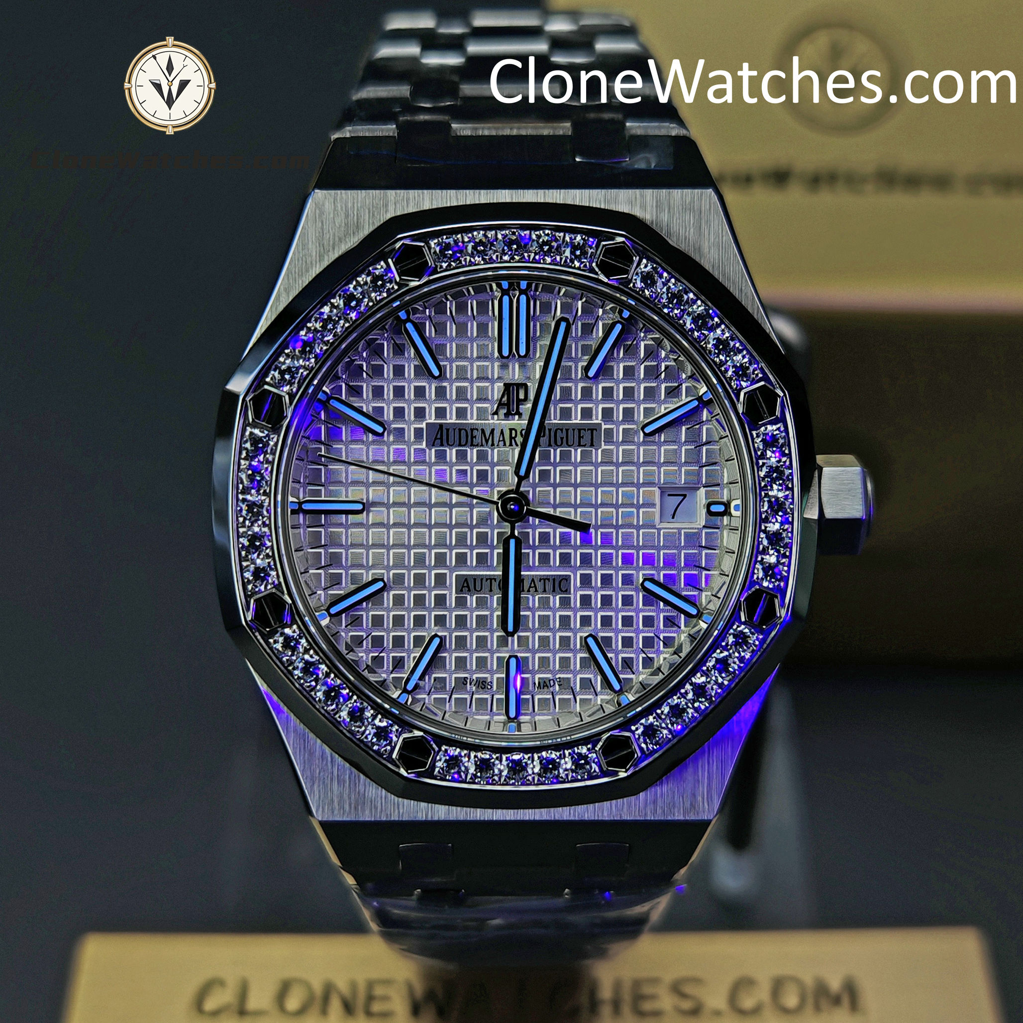 Audemars Piguet Super Clone Watches 1:1 Royal Oak 15453 White Dial 37MM
