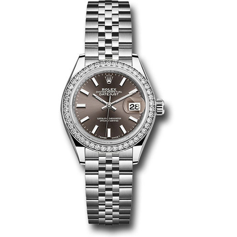 Rolex Lady Datejust Automatic Grey Dial Ladies Jubilee Watch 279384GYSJ（Lifetime free warranty+90-days replacement service & Refund!.）