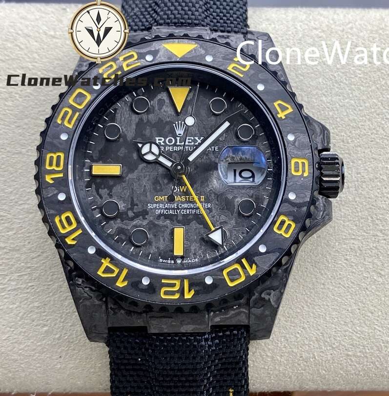 Modified Super Clone Watches 1:1 NTPT Rolex GMT Master Vintage Yellow 3186 Movement