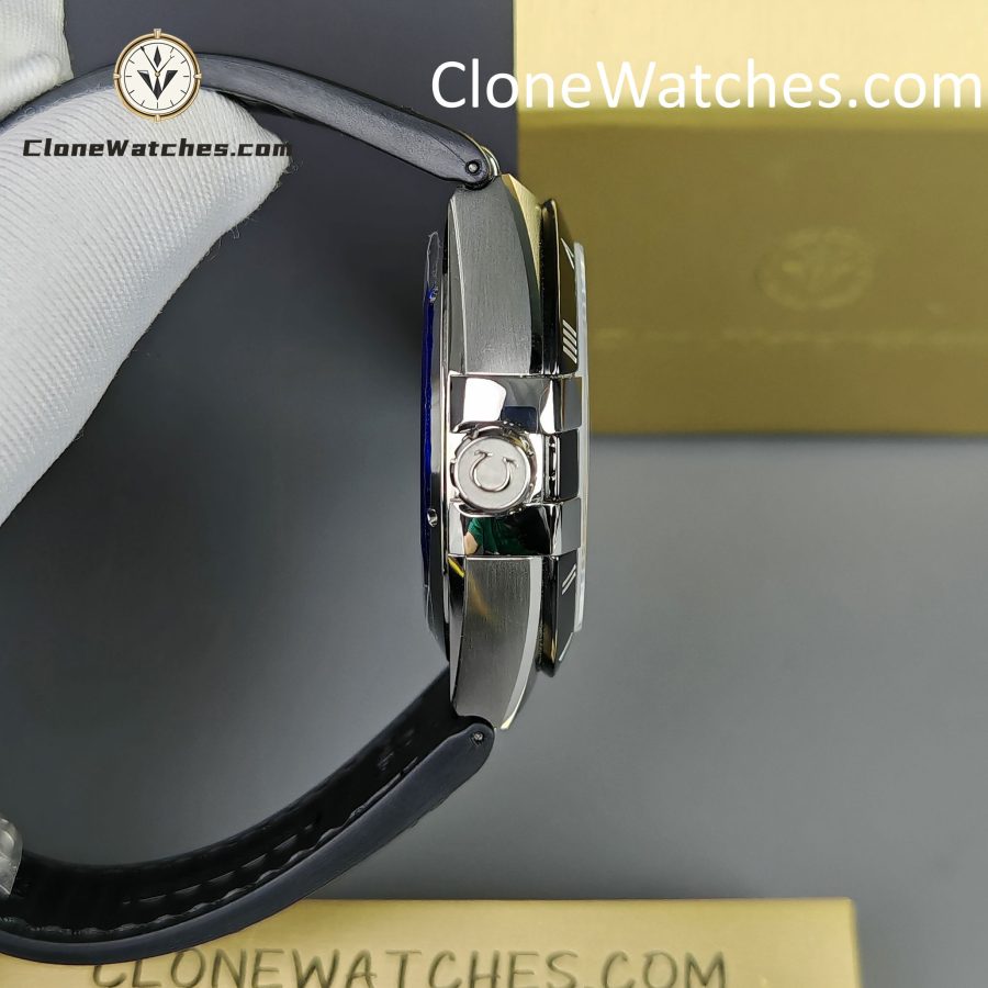 OMEGA Super Clone Watches 1:1 Constellation steel on leather strap 131.33.41.21.01.001 41mm