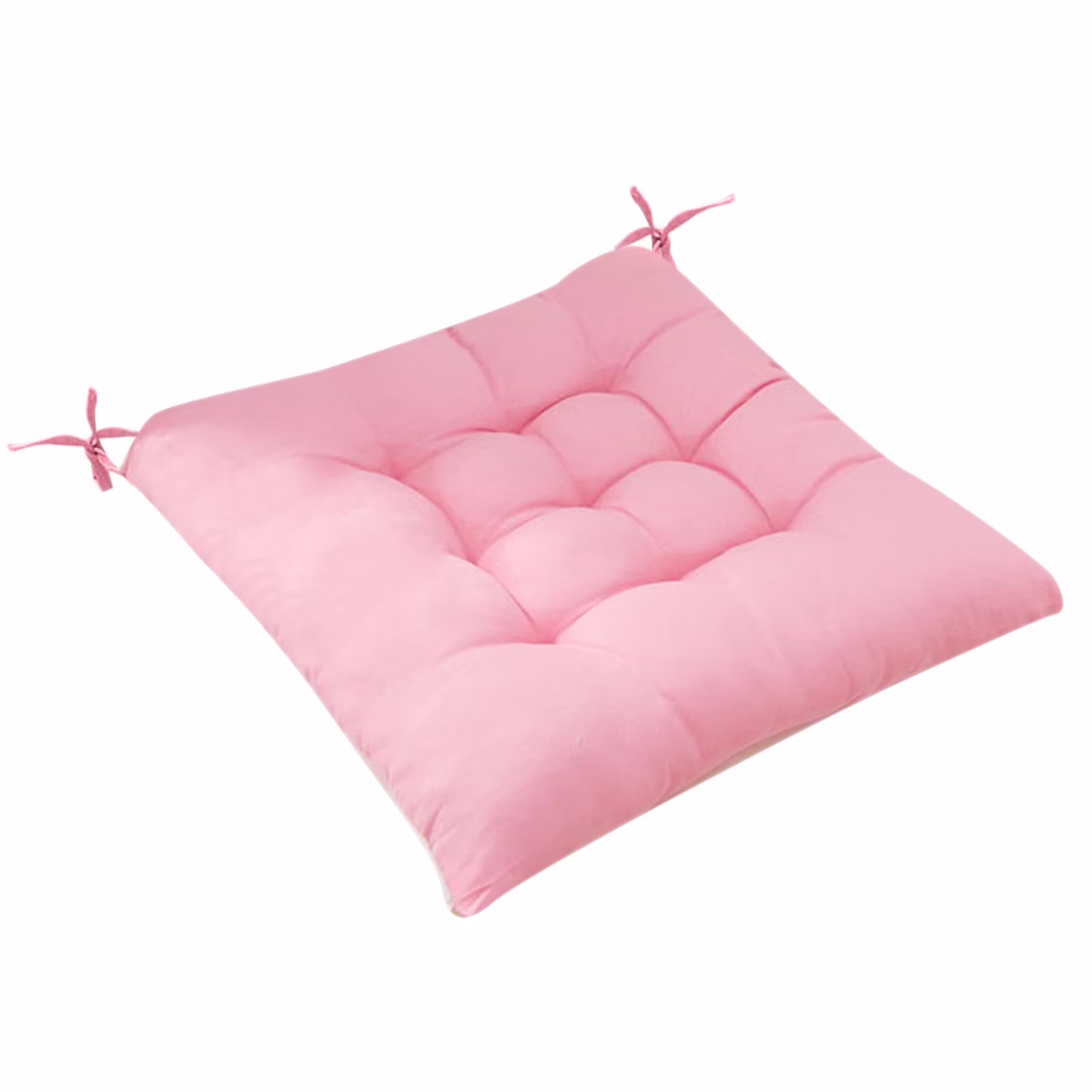 kladzum Outdoor Chair Cushions, Thick Soft Square Seat Cushion with Ties, Comfortable Patio Furniture Chair Pads for Indoor Outdoor Garden Patio Home Kitchen Office Chair