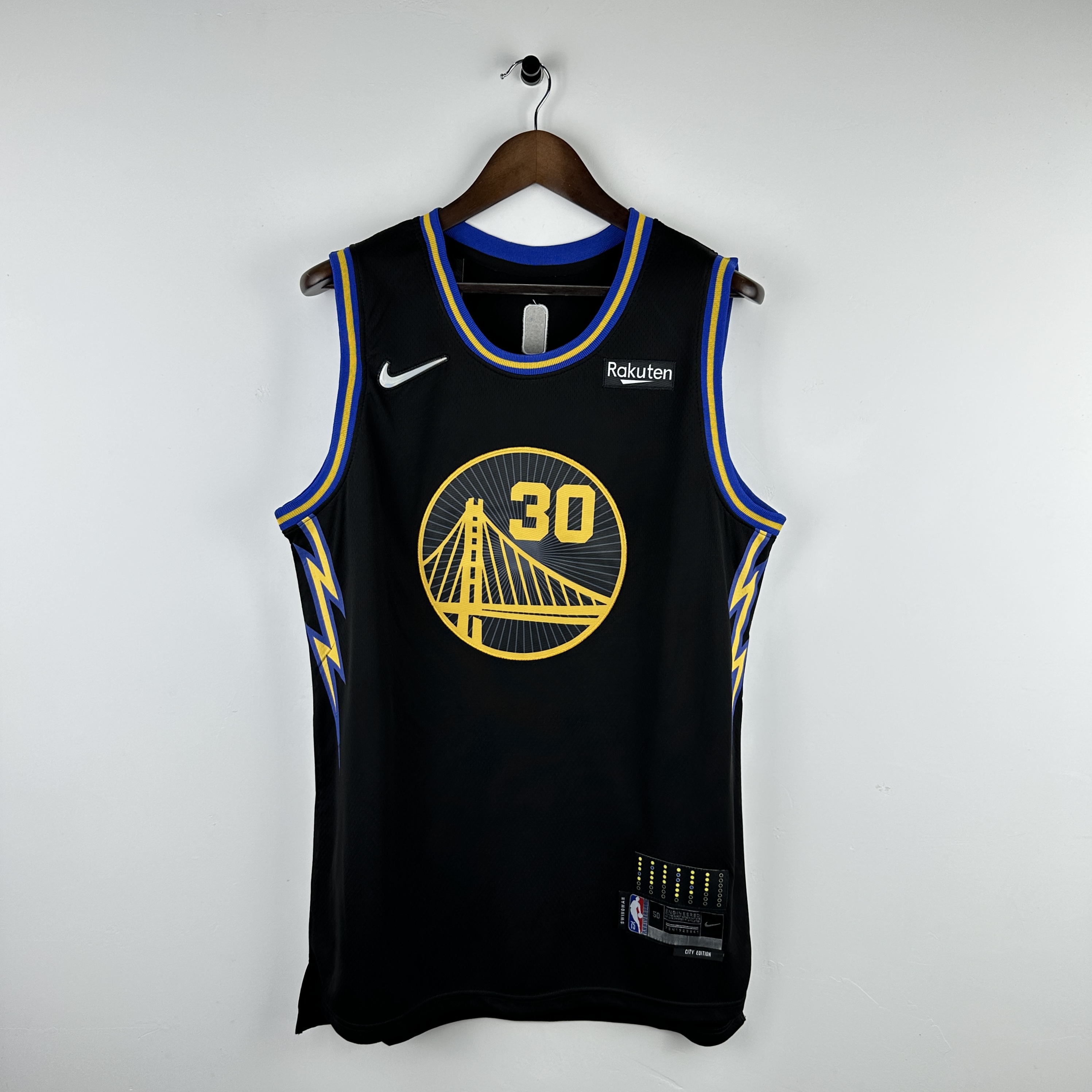 Embroidery 22nd season Warriors City Edition No. 30 Curry