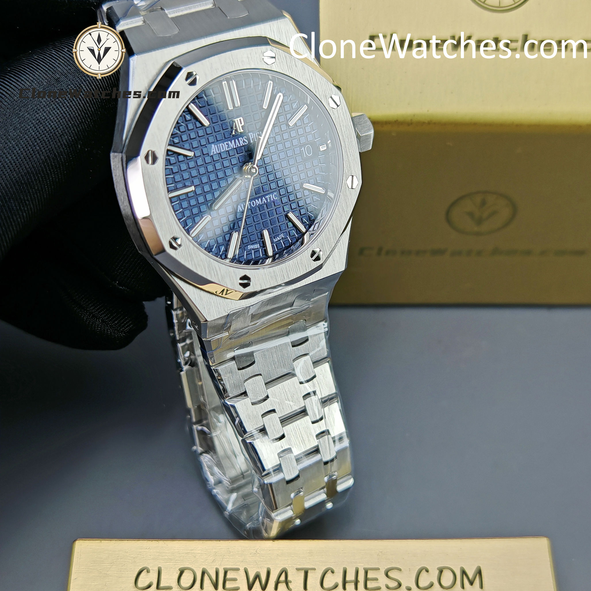 Audemars Piguet Super Clone Watches 1:1 Royal Oak 15450 Blue Dial 37MM